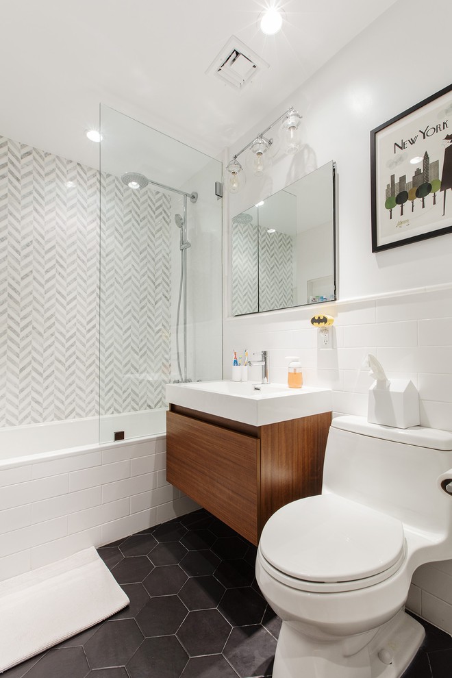 Mặc kệ Thái Công đi, toilet để cạnh bồn tắm vẫn cực kỳ hợp lý và “phong cách” nếu bạn áp dụng đúng các quy tắc sau đây - Ảnh 6.