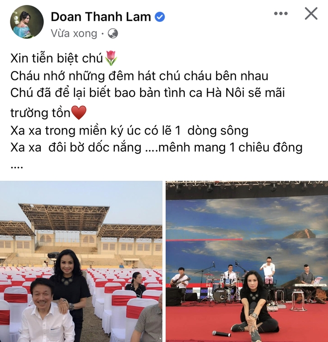 Diva Thanh Lam, Phương Thanh cùng sao Việt đau buồn nói lời tiễn biệt cố nhạc sĩ Phú Quang - Ảnh 3.