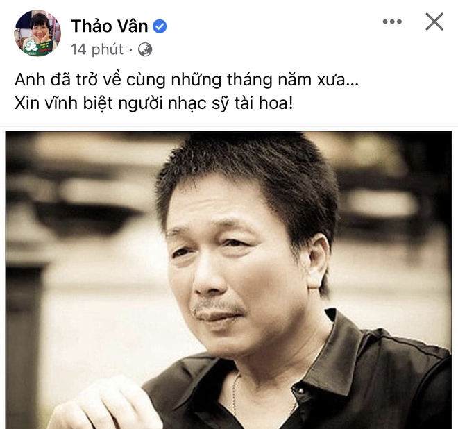 Diva Thanh Lam, Phương Thanh cùng sao Việt đau buồn nói lời tiễn biệt cố nhạc sĩ Phú Quang - Ảnh 5.
