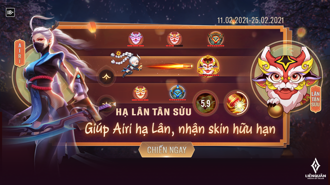 HOT: Game thủ Liên Quân Mobile có thể nhận tới 3 skin bậc S trong chuỗi sự kiện Tết - Ảnh 4.