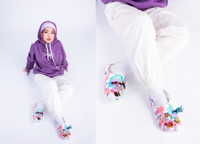 Tlinh đầy phong cách cùng phiên bản mới dòng Crocs Classic - Ảnh 1.