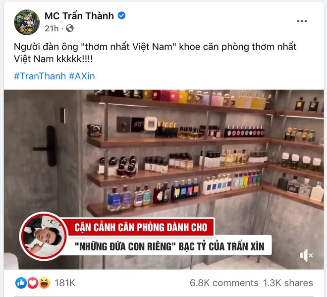 Trấn Thành tự nhận mình là người đàn ông thơm nhất Việt Nam, liên tục khoe phòng riêng chứa BST nước hoa hơn 200 chai - Ảnh 5.