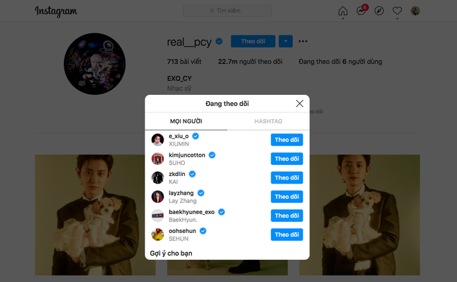 Chanyeol (EXO) bỗng nhiên xoá 116 post trên Instagram, bỏ follow 256 người khiến netizen tranh cãi nảy lửa - Ảnh 1.