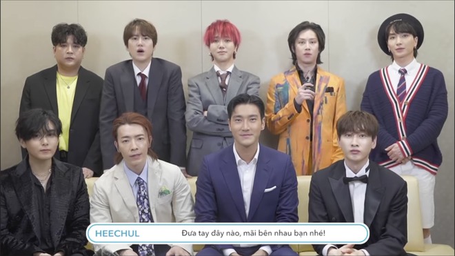 Super Junior bắt trend Đưa tay đây nào, mãi bên nhau bạn nhé gửi đến fan Việt Nam - Ảnh 5.