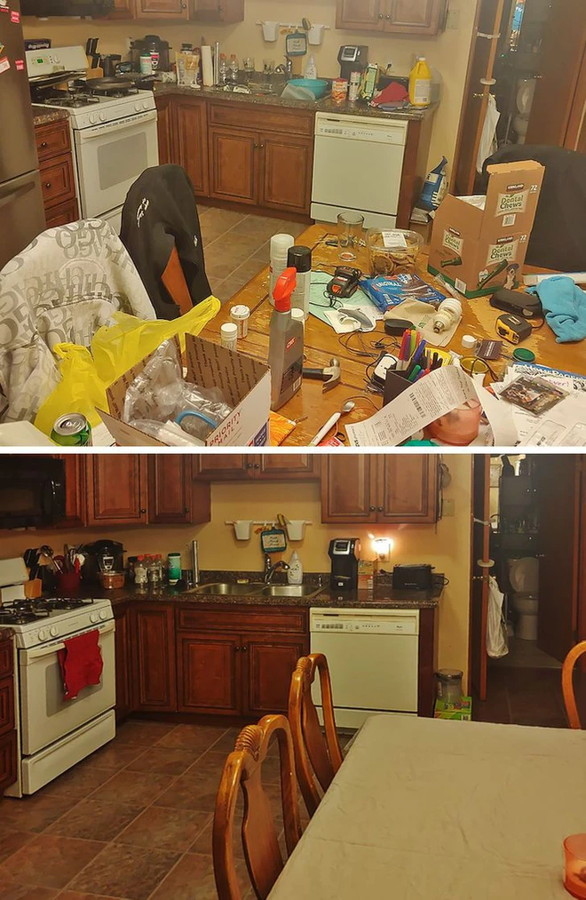 Nhìn loạt ảnh trước và sau khi dọn dẹp mà choáng: Không có căn nhà nào xấu, chỉ do bạn lười thôi! - Ảnh 11.