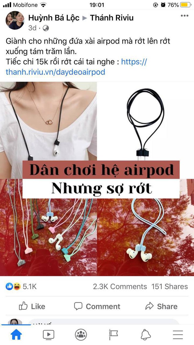 Phụ kiện dây đeo dành cho AirPods gây tranh cãi dữ dội trên mạng xã hội, bước đi lùi của công nghệ hay là gì? - Ảnh 2.