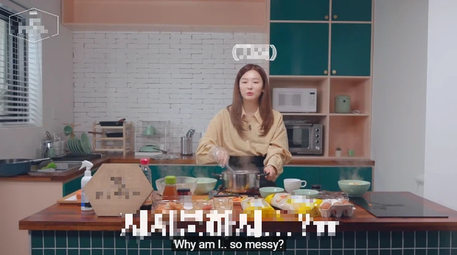 Seulgi (Red Velvet) than trời vì làm món tủ không suôn sẻ như mọi khi: hóa ra nấu ăn cũng cần nhiều may mắn - Ảnh 3.