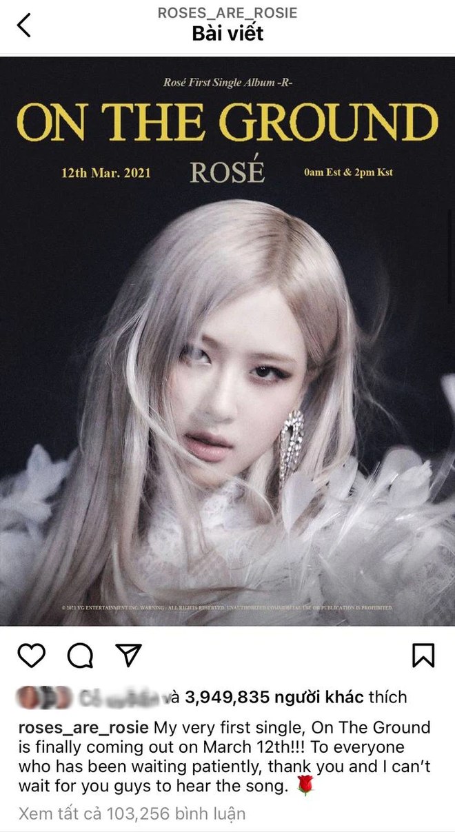 Đang yên đang lành, chính Rosé (BLACKPINK) lại thông báo với fan Việt đổi ngày ra mắt thành 12/12 là sao đây? - Ảnh 4.