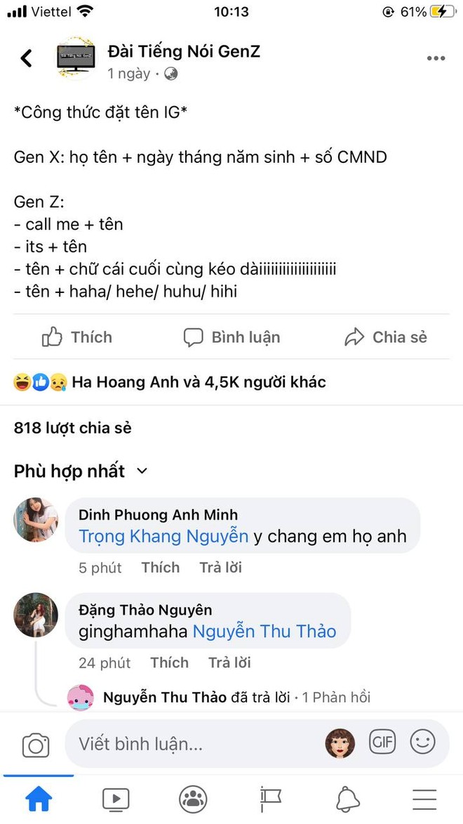 Gen Z và công thức đặt tên Instagram khiến ai cũng phải gật gù, ủa sao mà đúng quá vậy? - Ảnh 2.