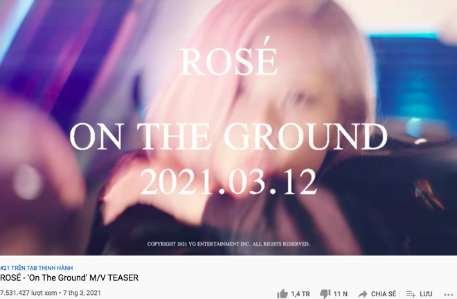 Lượt xem 24h teaser MV của Rosé (BLACKPINK) bất ngờ giảm đến 7 triệu so với b-side, thì ra lỗi là do YG! - Ảnh 4.