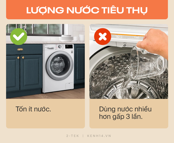 Máy giặt cửa trước và cửa trên khác nhau như thế nào? Hãy tìm hiểu rõ trước khi xuống tiền chốt đơn - Ảnh 3.
