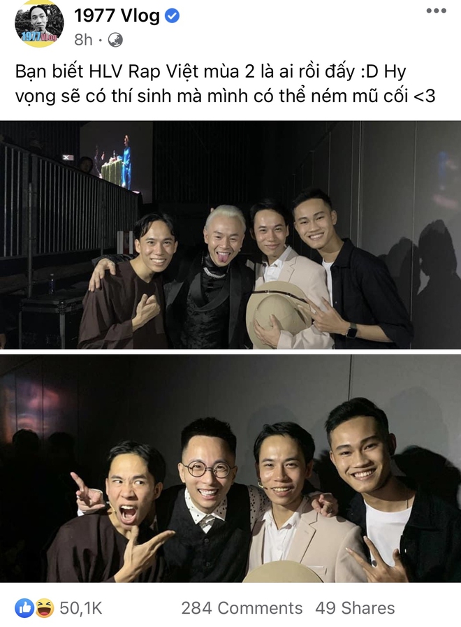 Xuất hiện 3 nhân vật tự nhận HLV Rap Việt mùa 2, còn đòi thay hẳn nón vàng! - Ảnh 1.