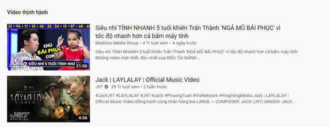 Clip của siêu nhí 5 tuổi bị spam loạt bình luận không xứng đáng khi vượt mặt Jack trên top trending YouTube - Ảnh 3.