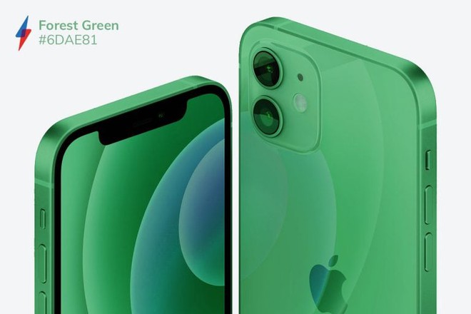 Quên iPhone 12 màu tím mộng mơ đi mà ngắm nhìn bộ concept iPhone 13 với 5 màu sắc mới cực quái - Ảnh 2.