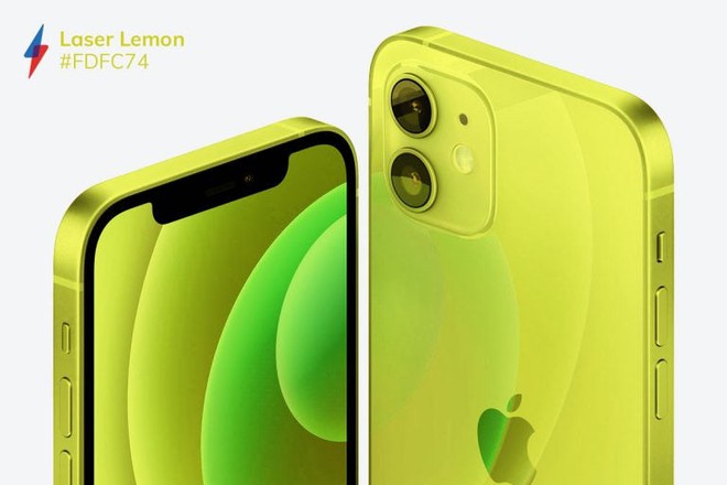 Quên iPhone 12 màu tím mộng mơ đi mà ngắm nhìn bộ concept iPhone 13 với 5 màu sắc mới cực quái - Ảnh 3.