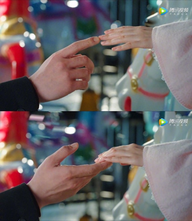 Cảnh nắm tay của Cảnh Điềm - Trương Bân Bân trong Tư Đằng gây sốc, netizen ví như công chúa và người khổng lồ - Ảnh 3.