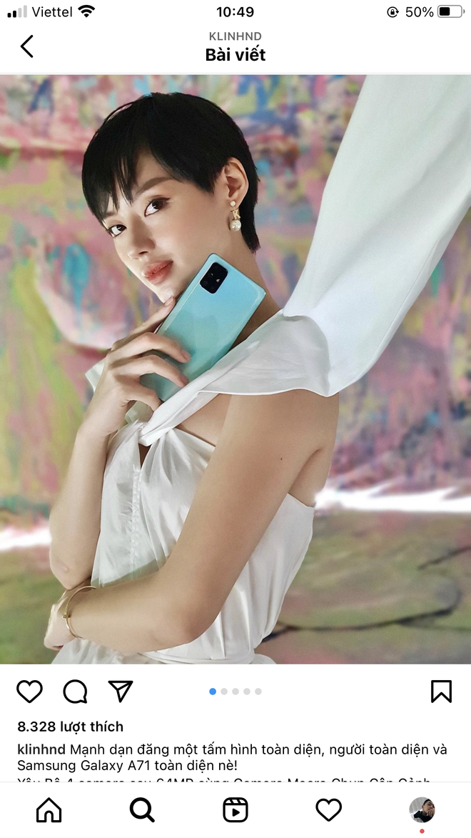 Hết Châu Bùi, đến lượt Cô em Trendy Khánh Linh bị bóc phốt làm KOL kém chuyên, dùng iPhone đăng story quảng cáo Samsung - Ảnh 5.