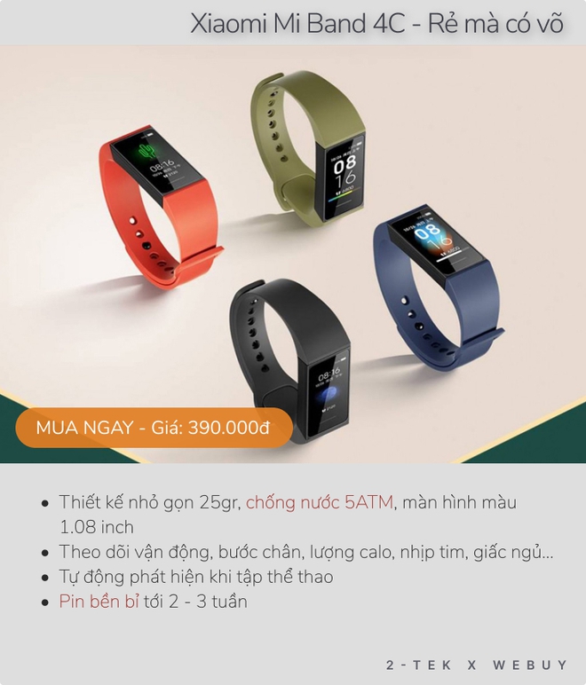 Từ 390k, chọn fitness band nào đa năng lại đẹp xinh vừa mắt Gen Z nhất? - Ảnh 2.