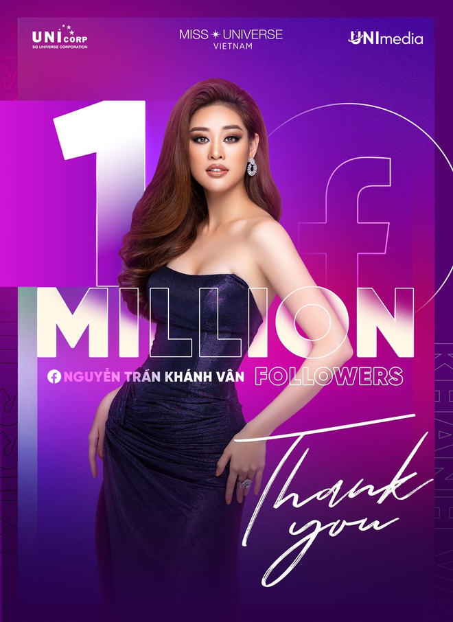 Độ hot của Khánh Vân tăng vọt chỉ sau 4 ngày chinh chiến tại Miss Universe, chính thức cán mốc 1 triệu follower Facebook - Ảnh 2.