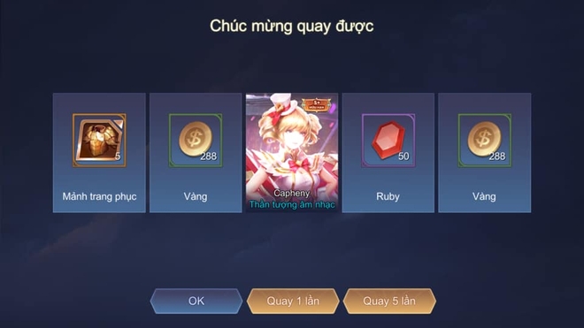 Liên Quân Mobile: Garena thêm quà cực xịn trong Vòng quay kho báu, hàng loạt game thủ nhận về skin bậc S trở lên - Ảnh 4.