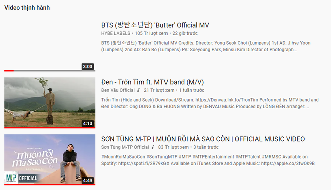 BTS vừa comeback đã nhanh chóng #1 trending Việt Nam, Đen Vâu lẫn Sơn Tùng đấu lại không nổi - Ảnh 2.