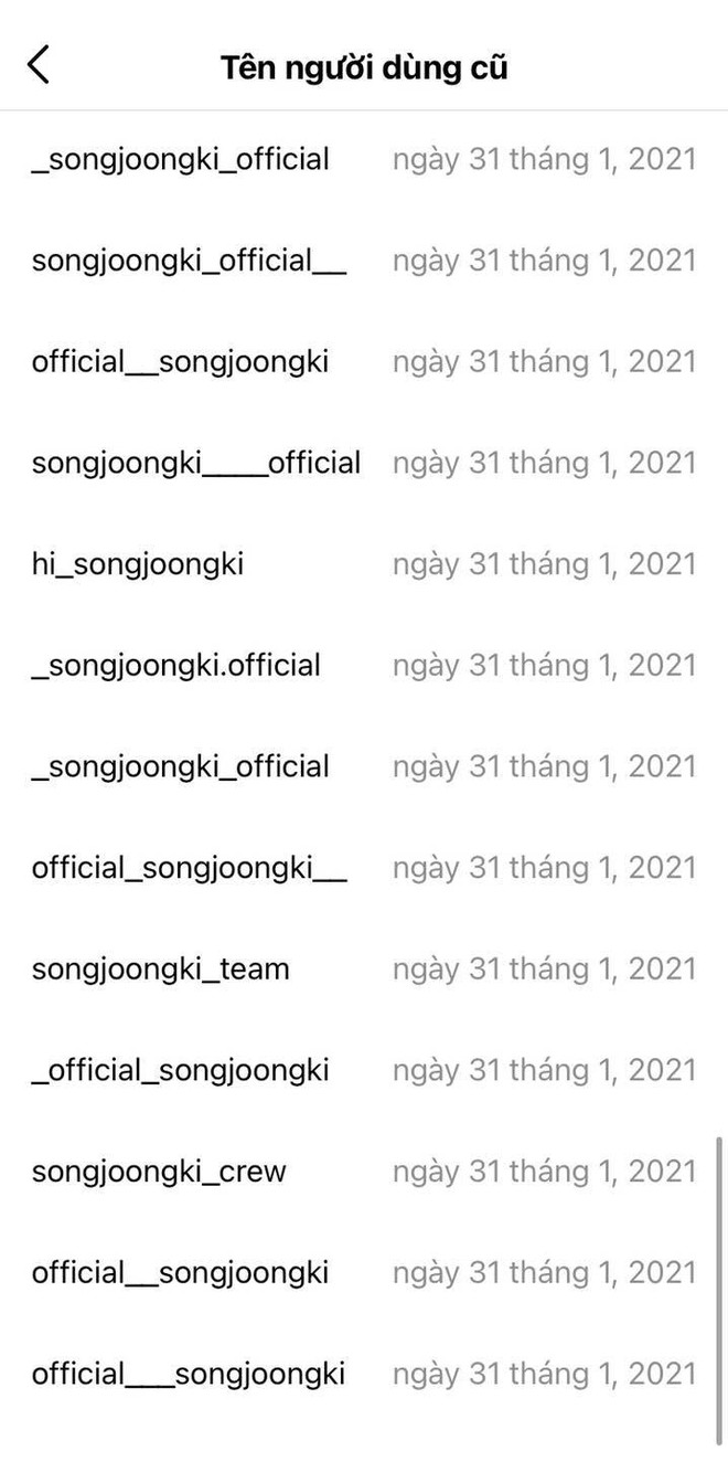 Nam thần Song Joong Ki và màn sống ảo như bao người: Đổi tên Instagram có... 50 lần thôi, có gì mà sửa lắm thế? - Ảnh 3.