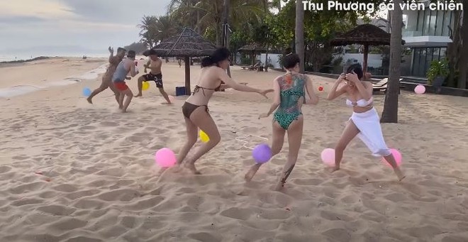 Vedette Vũ Thu Phương tổ chức Running Man phiên bản bikini, chơi xong loạn tiền đình luôn! - Ảnh 7.