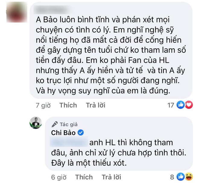 Chi Bảo đáp trả 1 chọi 1 antifan về vụ NS Hoài Linh kêu gọi từ thiện 13,7 tỷ đồng: “Không có gì mờ ám, chỉ là chậm” - Ảnh 4.
