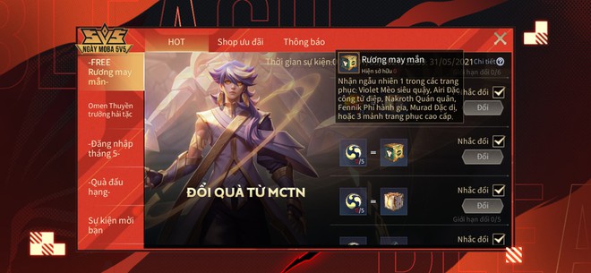 Liên Quân Mobile: Hướng dẫn game thủ nhận mảnh skin đặc biệt trong Shop quy đổi, hóa ra dân cày vẫn có skin xịn miễn phí - Ảnh 3.