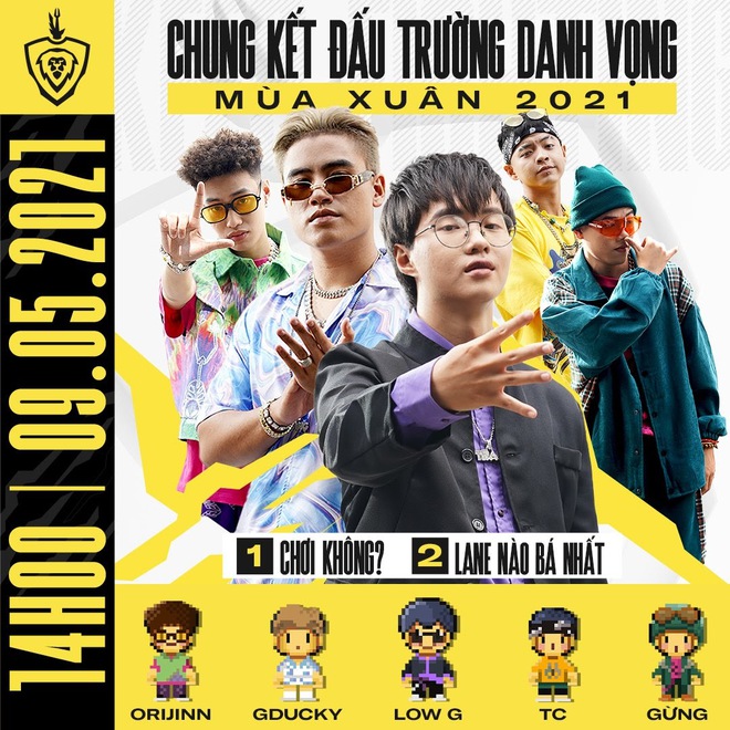 Chung kết Đấu Trường Danh Vọng: GDucky, Thành Draw và nhiều cái tên hot sẽ đem đại tiệc rap hâm nóng trận siêu kinh điển - Ảnh 2.