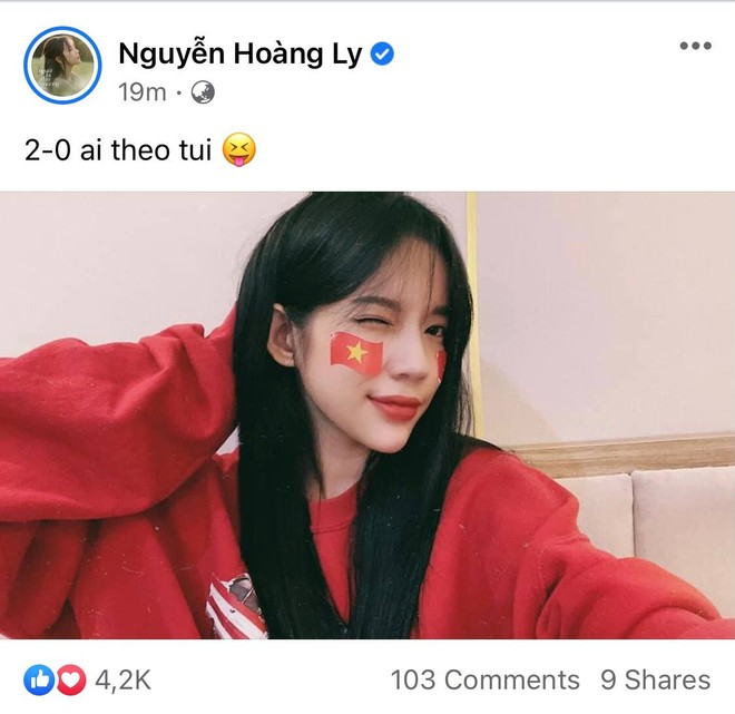 Tiểu Vy, Khánh Vân và dàn sao hừng hực khí thế cổ vũ tuyển Việt Nam: Tất cả đu trend đoán tỉ số, Phi Nhung gây chú ý giữa drama - Ảnh 7.