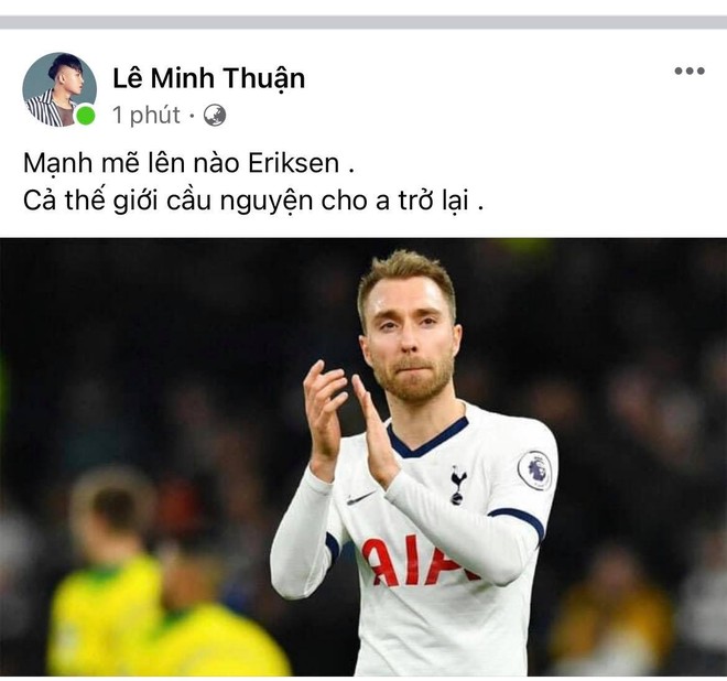Diệu Nhi bật khóc, Trịnh Thăng Bình và dàn sao Việt cầu nguyện cho cầu thủ Eriksen tuyển Đan Mạch đột ngột ngã gục trên sân đấu Euro - Ảnh 13.