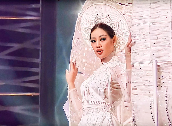 Khánh Vân khoe mặt mộc cực phẩm tại khu cách ly tập trung, quả xứng danh top 21 Miss Universe - Ảnh 6.