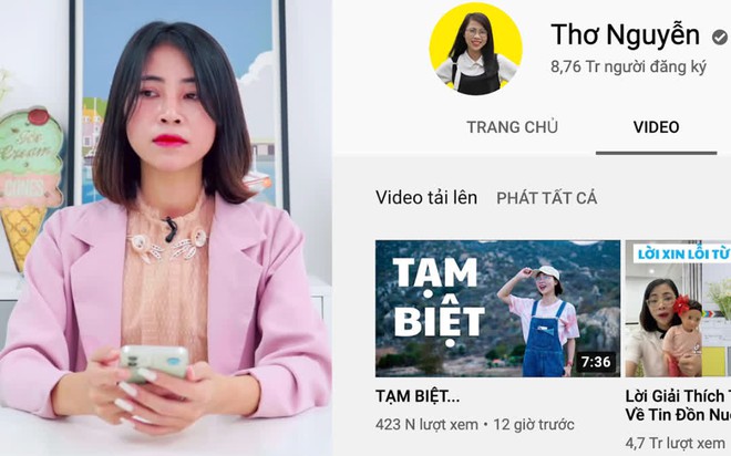 Bị tẩy chay, lên án kịch liệt, kênh YouTube mới của Thơ Nguyễn vẫn dễ dàng đạt nút Bạc chỉ sau 1 tuần - Ảnh 1.