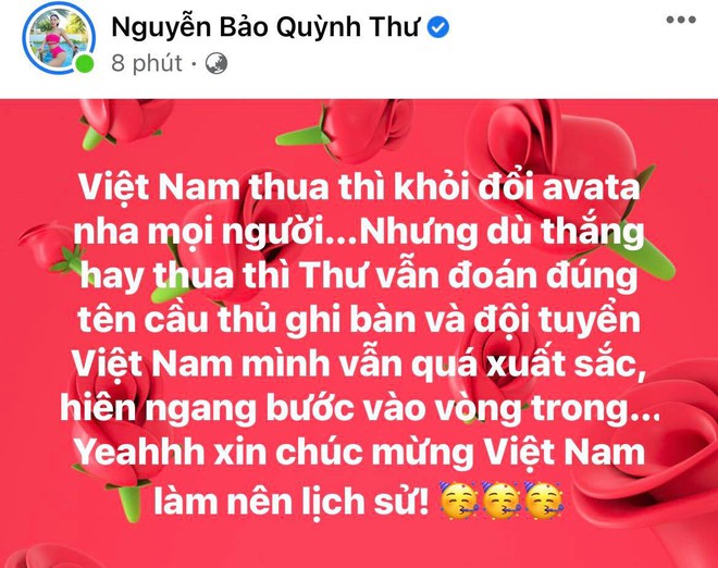 2h sáng dàn sao Việt vẫn xem đến phút cuối, vỡ oà vì kết quả của tuyển Việt Nam: Chúng ta thua 1 trận đấu nhưng làm nên lịch sử! - Ảnh 9.