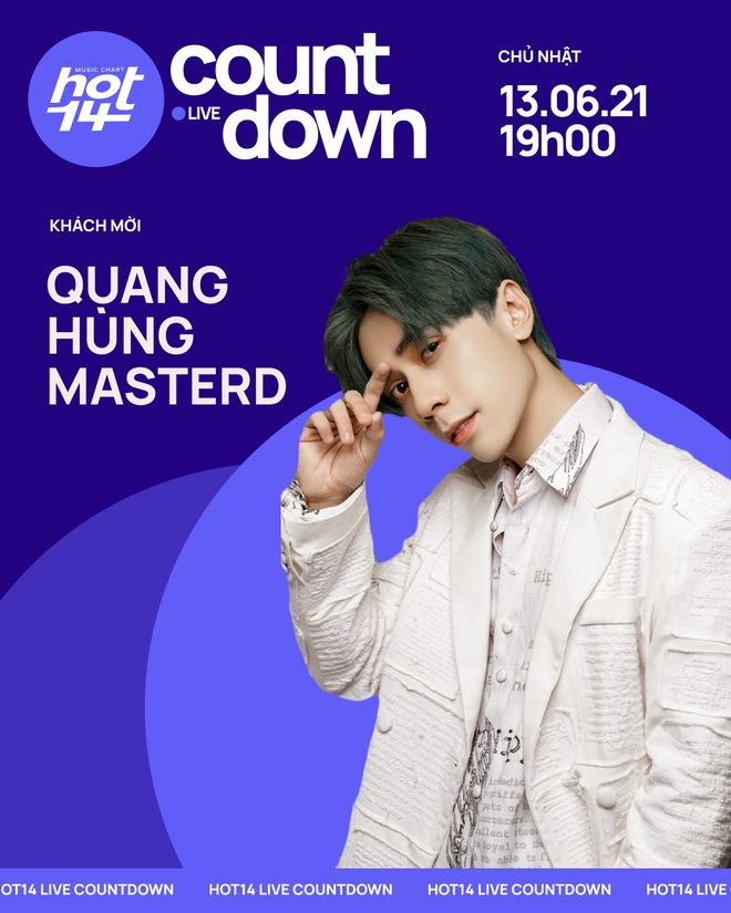 Quang Hùng MasterD thể hiện ca khúc mới ra lò tại HOT14 Live COUNTDOWN, fan Thái lập tức tràn vào nức nở - Ảnh 2.