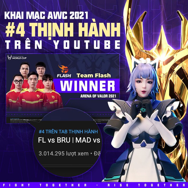 AWC 2021 chứng tỏ sức hút khủng khiếp của Liên Quân Mobile, độ hot khiến nhiều tựa game khác phải ghen tị - Ảnh 1.