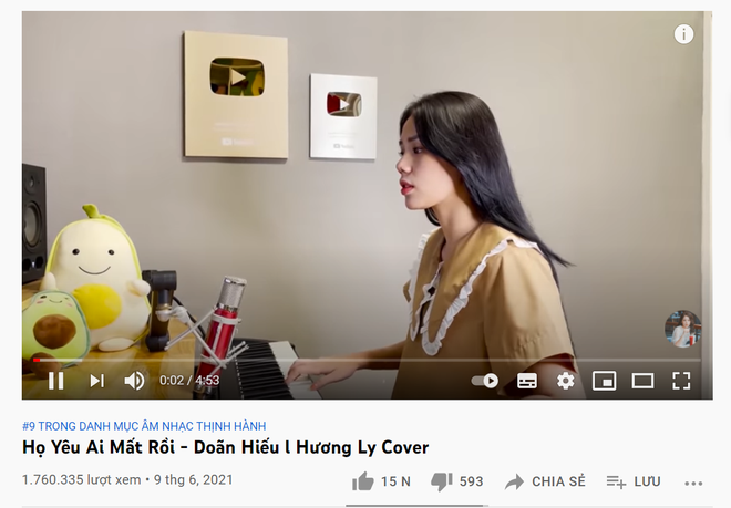 Thánh nữ cover năm nào bỗng nhiên trở lại mạnh mẽ với 4 video nằm trên top trending, đã lấy lại phong độ rồi sao? - Ảnh 4.