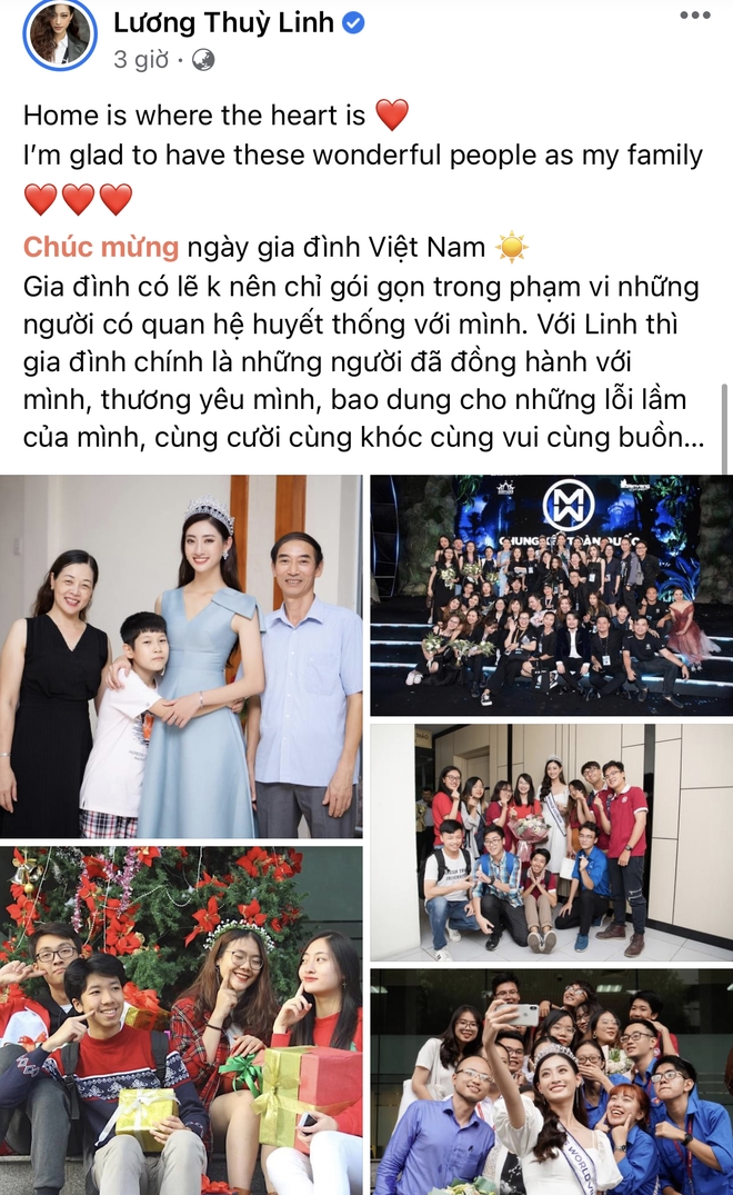 Ngập trời sao Vbiz chia sẻ nhân ngày Gia đình Việt Nam: Đoan Trang khoe hội anh em nhà người ta, H’Hen Niê - Tiểu Vy chung 1 nỗi lòng - Ảnh 9.