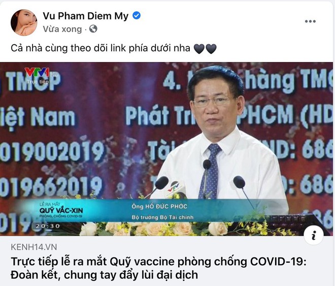 Cả showbiz và dàn KOLs Việt hướng về buổi ra mắt Quỹ vaccine phòng Covid-19, chuyển khoản nóng đóng góp hàng trăm triệu đồng - Ảnh 21.