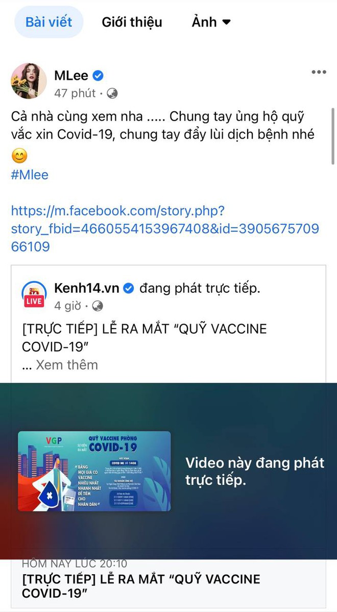 Cả showbiz và dàn KOLs Việt hướng về buổi ra mắt Quỹ vaccine phòng Covid-19, chuyển khoản nóng đóng góp hàng trăm triệu đồng - Ảnh 16.