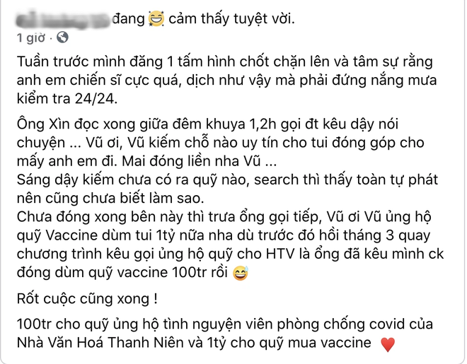 Sau loạt ồn ào từ thiện, Trấn Thành âm thầm ủng hộ 1,1 tỷ đồng cho quỹ phòng chống Covid-19 và quỹ Vaccine - Ảnh 2.