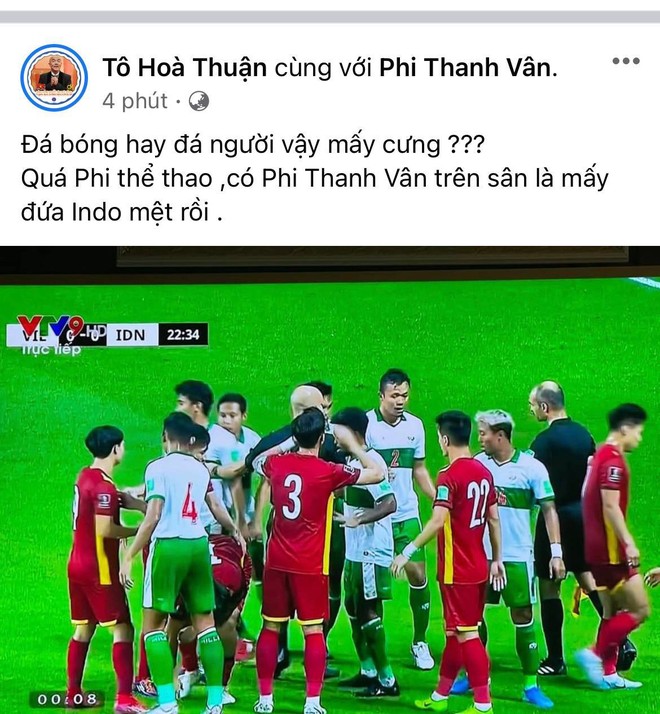 Trương Quỳnh Anh, Nam Thư và dàn sao Việt bày tỏ sự phẫn nộ khi thấy cầu thủ Việt Nam bị đội tuyển Indonesia chơi xấu - Ảnh 9.
