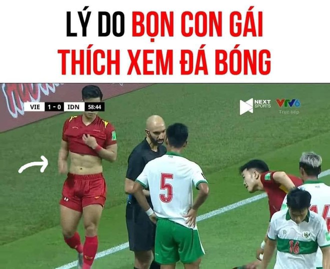 Việt Nam chốt đơn Indonesia 4-0, mạng xã hội bùng nổ loạt meme cực đỉnh, biểu cảm của Quang Hải chiếm trọn spotlight - Ảnh 2.