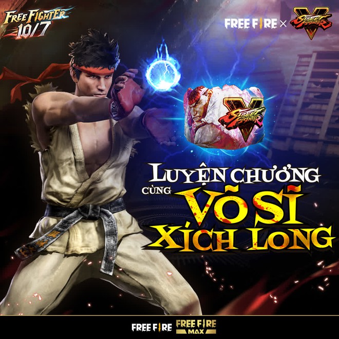 Free Fire bắt tay Street Fighter V, game thủ được nhận miễn phí hàng loạt quà tặng xịn xò - Ảnh 5.