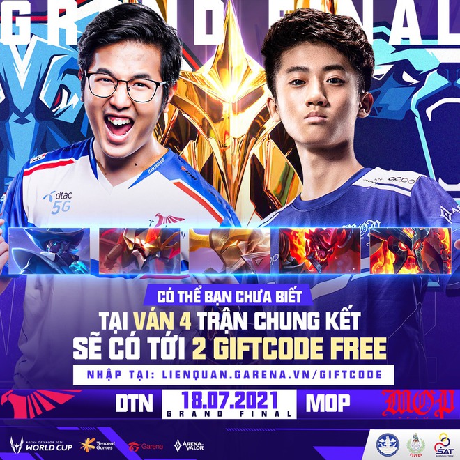 Liên Quân Mobile: Chung kết AWC 2021 sẽ có giftcode cực xịn, game thủ chắc chắn nhận FREE tướng và skin đẳng cấp - Ảnh 3.