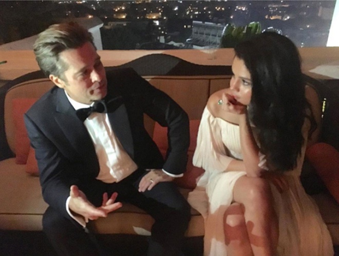 Brad Pitt từng tán tỉnh Selena Gomez, giờ đến lượt Angelina Jolie ăn tối cùng The Weeknd kém 15 tuổi, chuyện gì đây? - Ảnh 6.