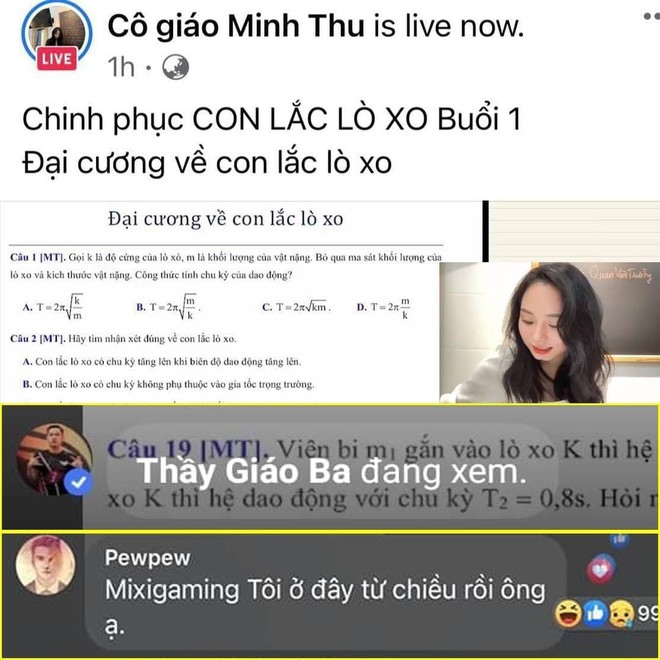 Độ Mixi, PewPew cắm rễ xem livestream, không ai có thể thoát khỏi sức hút của cô giáo dạy Vật lý hot nhất mạng xã hội, thực hư thế nào? - Ảnh 2.