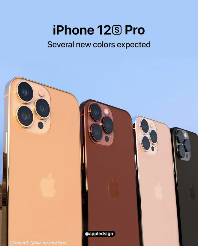 Rò rỉ concept iPhone 13 màu vàng hồng đẹp mãn nhãn - Ảnh 2.