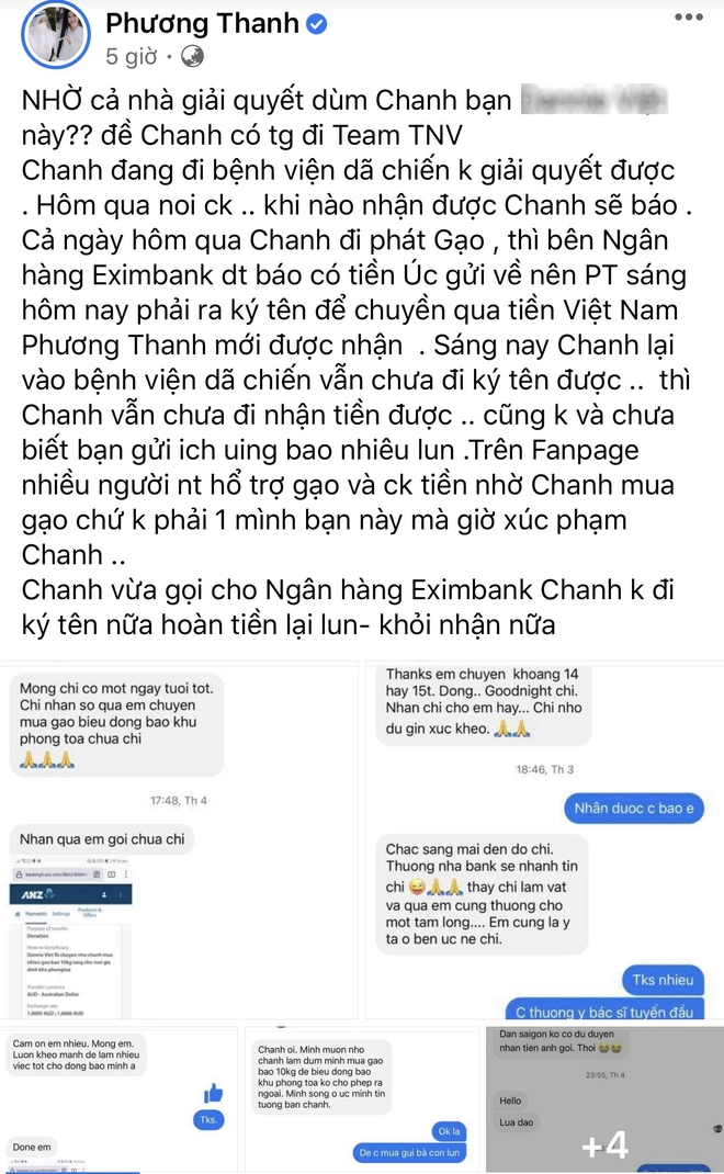 Phương Thanh bức xúc, quyết làm điều này khi bị mạnh thường quân tố từ thiện mà lừa đảo - Ảnh 2.